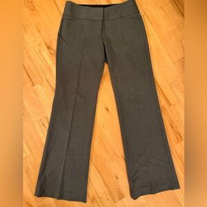 Express Editor Gray Dress Flare Pants 8R